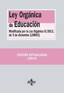 Ley Orgánica de Educación