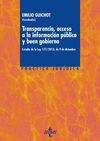 TRANSPARENCIA, ACCESO A LA INFORMACIÓN PÚBLICA Y BUEN GOBIERNO