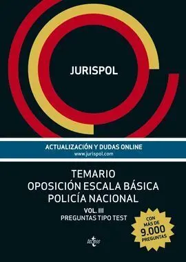 Temario Oposición Escala Básica Policía Nacional