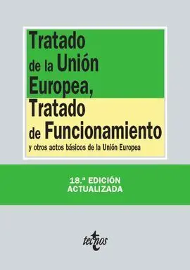 Tratado de la Unión Europea, Tratado de Funcionamiento (18º Ed. 2014)
