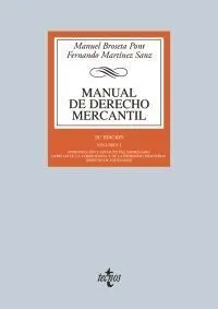 Manual de Derecho Mercantil Vol. I.