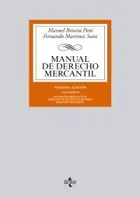 Manual de Derecho Mercantil Vol. Ii.