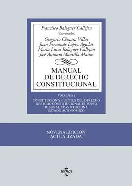 Manual de Derecho Constitucional. Vol. i