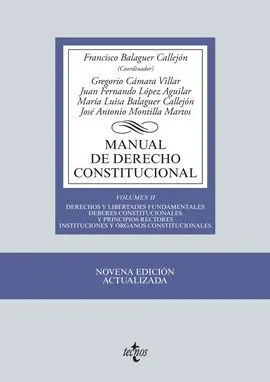Manual de Derecho Constitucional. Vol. ii