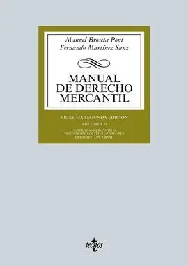 Manual de Derecho Mercantil Vol. 2