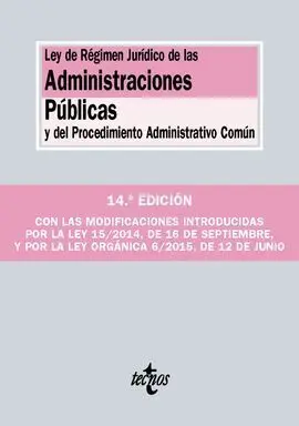Ley de Régimen Jurídico de las Administraciones Públicas y del Procedimiento Adm