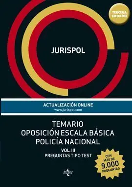Temario Oposición Escala Básica Policía Nacional