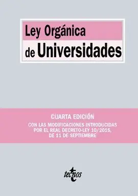 Ley Orgánica de Universidades