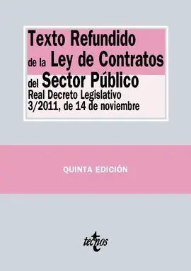 Texto Refundido de la Ley de Contratos del Sector Público