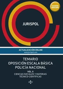 Temario Oposición Escala Básica Policía Nacional