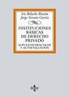 INSTITUCIONES BÁSICAS DE DERECHO PRIVADO