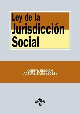 Ley de la Jurisdicción Social (5ª Ed. 2016)