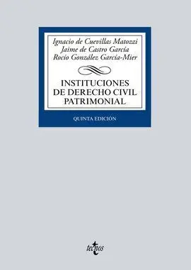 Instituciones de Derecho Civil Patrimonial