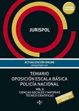 Temario Oposición Escala Básica Policía Nacional