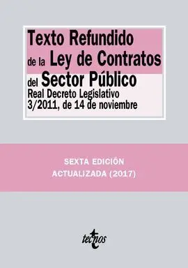 Texto Refundido de la Ley de Contratos del Sector Público