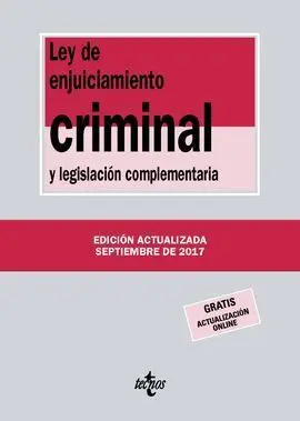 Ley de Enjuiciamiento Criminal y Legislación Complementaria