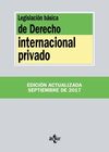 LEGISLACIÓN BÁSICA DE DERECHO INTERNACIONAL PRIVADO