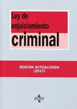 Ley de Enjuiciamiento Criminal (2017 Septiembre)