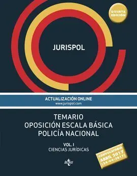 Temario Oposición Escala Básica Policía Nacional