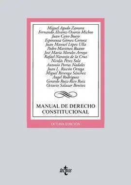 Manual de Derecho Constitucional. 8ª Edic.