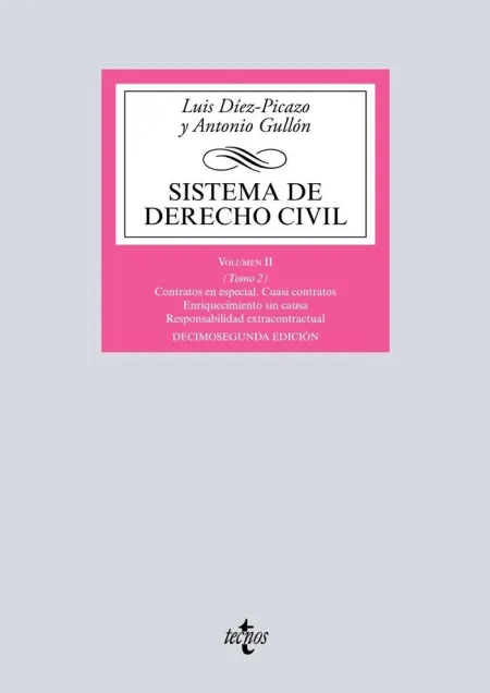 Sistema de Derecho Civil Vol. Ii Tomo 2. Contratos en Especial