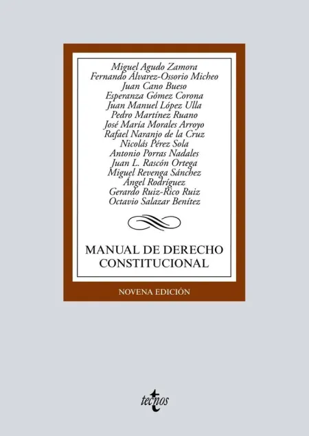 Manual de Derecho Constitucional. 9ª Ed. 2018