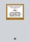 LECCIONES DE DERECHO MERCANTIL. 21ª ED. - 2018