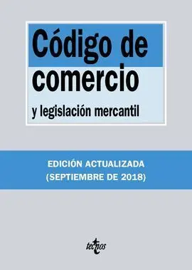 Código de Comercio y Legislación Mercantil. 35ª Ed. 2018