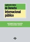 LEGISLACIÓN BÁSICA DE DERECHO INTERNACIONAL PUBLICO. 18ª ED. 2018