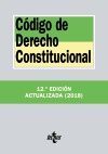 CÓDIGO DE DERECHO CONSTITUCIONAL. 12ª ED. 2018