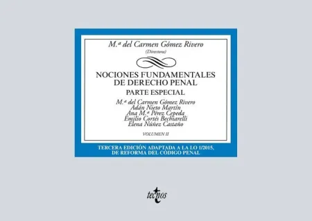 Nociones Fundamentales de Derecho Penal