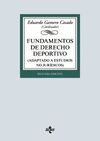FUNDAMENTOS DE DERECHO DEPORTIVO