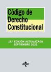 CÓDIGO DERECHO CONSTITUCIONAL