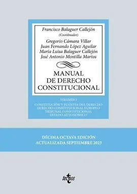 Manual Derecho Constitucional I