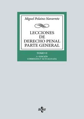 Lecciones de Derecho Penal Parte General Tomo Ii