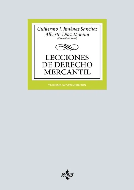 Lecciones de Derecho Mercantil