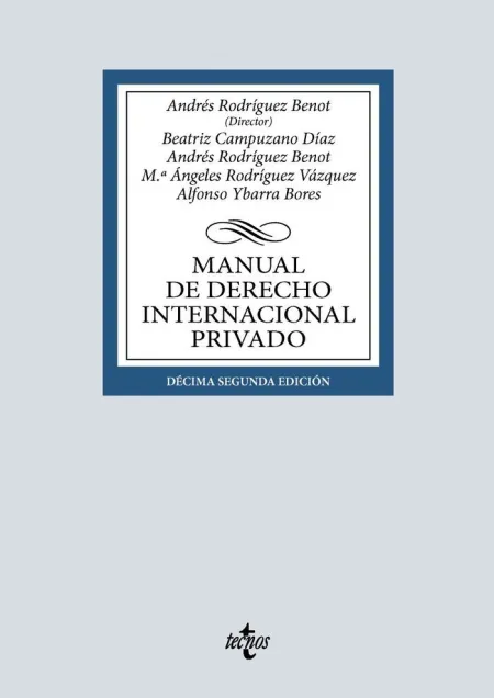Manual de Derecho Internacional Privado