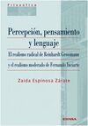 PERCEPCIÓN, PENSAMIENTO Y LENGUAJE
