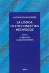 LA LÓGICA DE LOS CONCEPTOS METAFÍSICOS. I: LA LÓGICA DE LOS CONCEPTOS TRASCENDENTALES