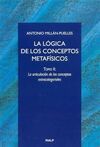 LA LÓGICA DE LOS CONCEPTOS METAFÍSICOS. II: LA ARTICULACIÓN DE LOS CONCEPTOS EXTRACATEGORIALES