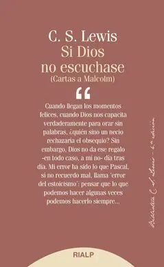 Si Dios no Escuchase