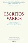 ESCRITOS VARIOS (1927-1974) EDICIÓN CRÍTICO -HISTORICA