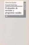 EVALUACIÓN DE SERVICIOS Y PROGRAMAS SOCIALES