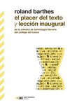 PLACER DEL TEXTO Y LECCION INAUGURAL