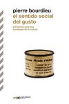 SENTIDO SOCIAL DEL GUSTO