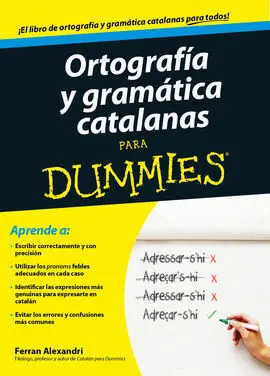 Ortografía y Gramática Catalana para Dummies