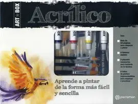 Art Box Acrilico Kit Libro + Laminas + Material