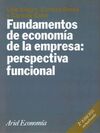 FUNDAMENTOS DE ECONOMÍA DE LA EMPRESA: PERSPECTIVA FUNCIONAL
