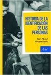 HISTORIA DE LA IDENTIFICACIÓN DE LAS PERSONAS