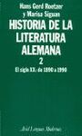 HISTORIA DE LA LITERATURA ALEMANA II